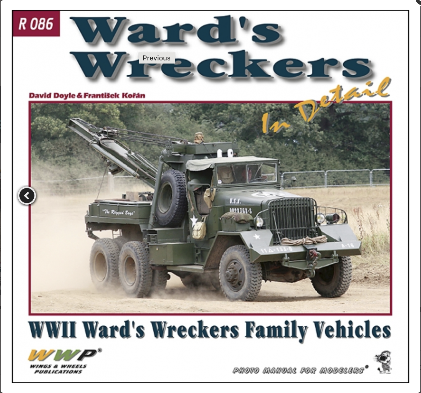 Ward LaFrance M1 Wrecker in Detail WWP R086 — David Doyle Books